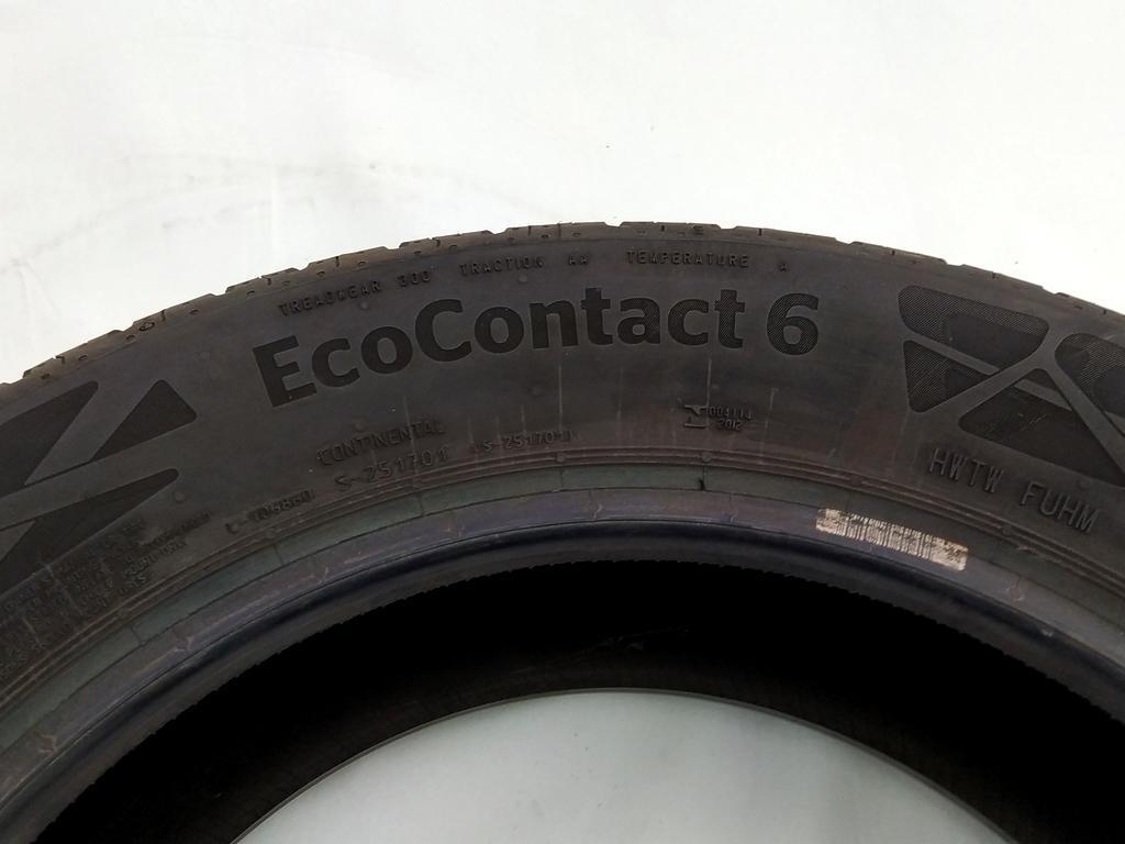 175/65 R15 84H CONTINENTAL ECOCONTACT 6 6.99MM 5.90MM 6.65MM 6.33MM A2619 TYRE