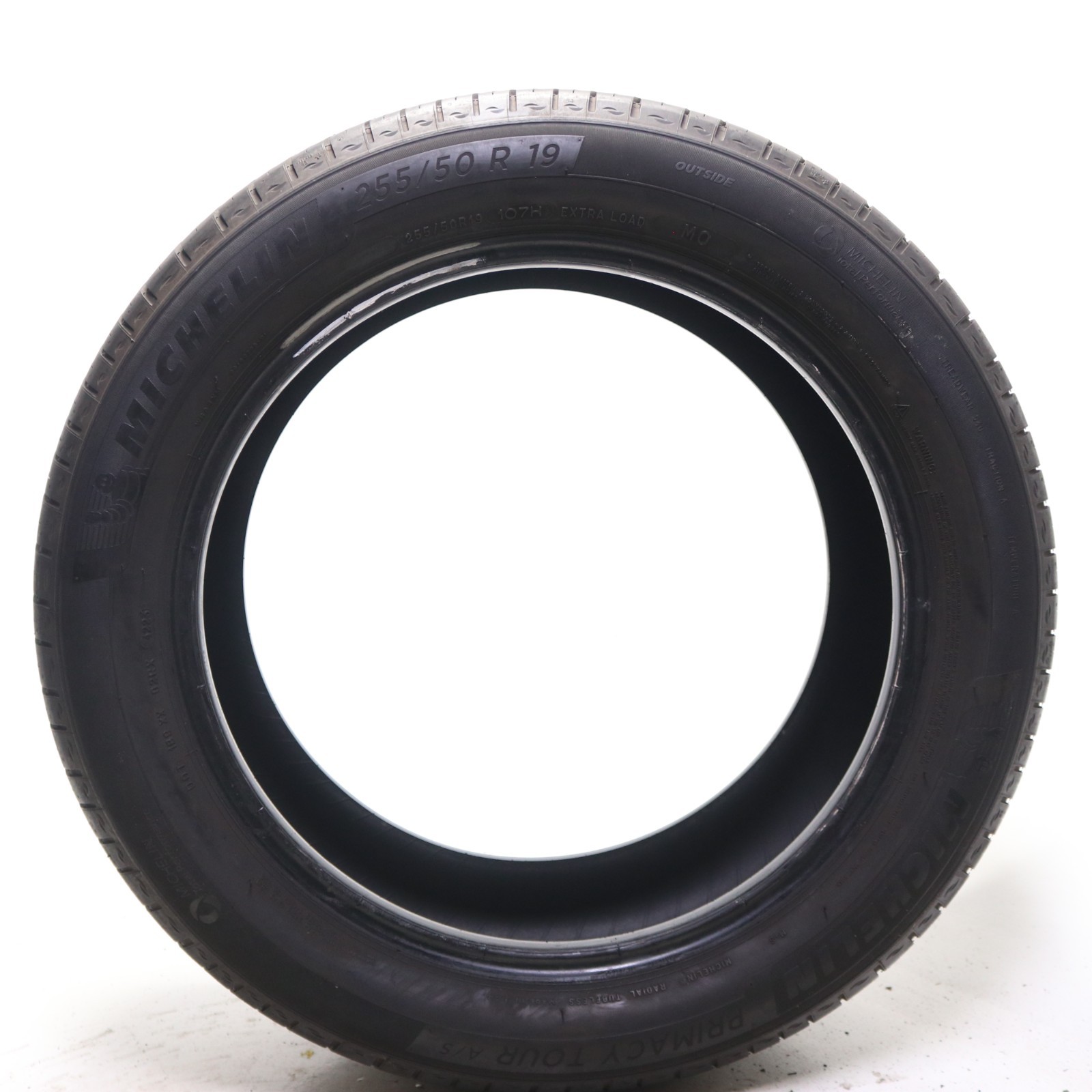 Set of 2 Used 255/50R19 Michelin Primacy Tour A/S MO – 107H – 7-7.5/32