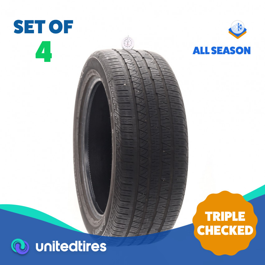 Set of (4) Used 255/50R20 Continental CrossContact LX Sport – 7-8.5/32