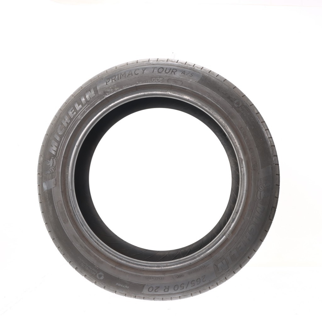 Set of (4) Used 265/50R20 Michelin Primacy Tour A/S GOE 111W – 6-7/32