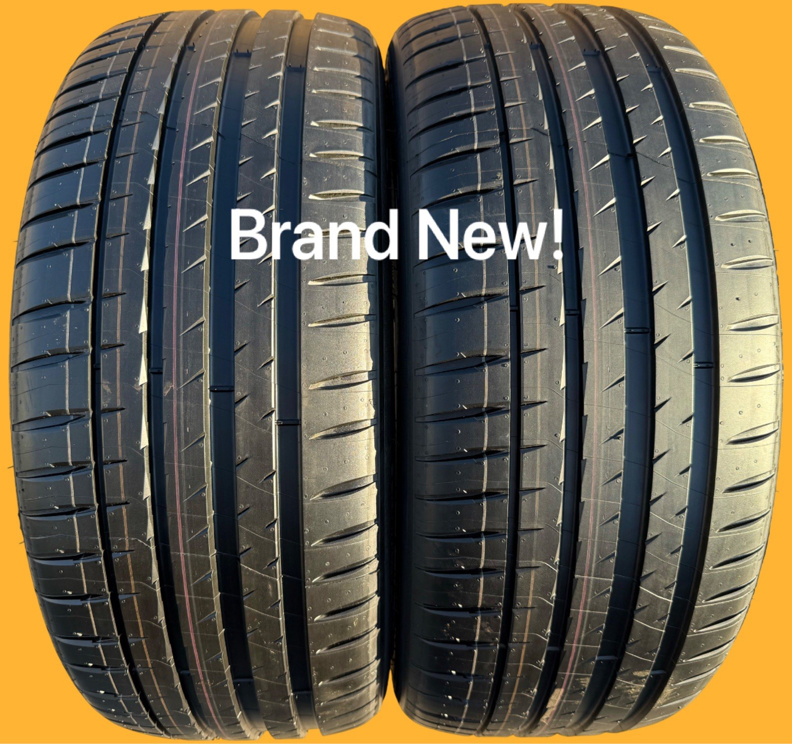 TWO BRAND NEW 245/45R19 102Y Michelin Pilot Sport 4 Noise Cancelling Tires