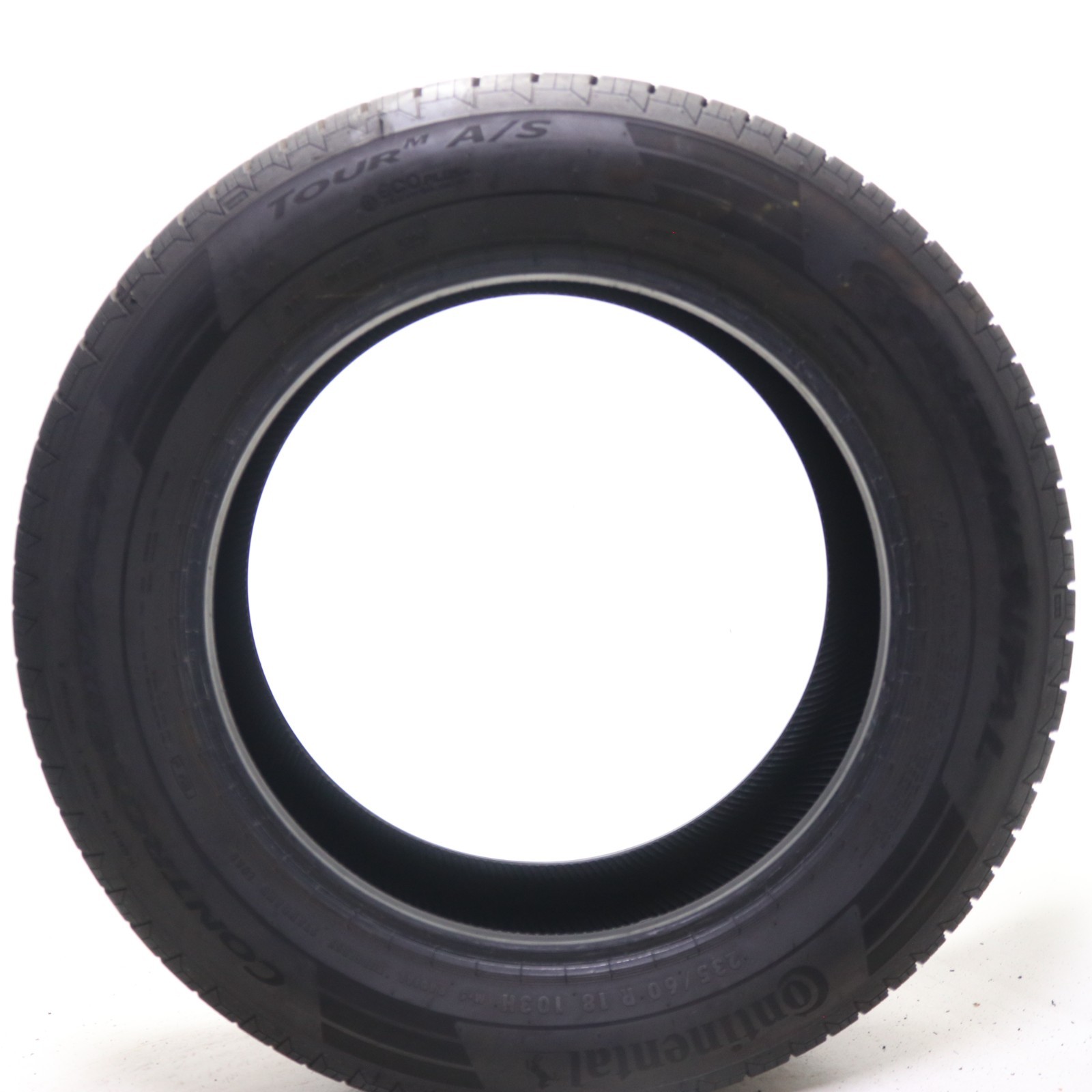 Set of 2 Used 235/60R18 Continental ControlContact Tour M A/S EV 103H – 9-10/32