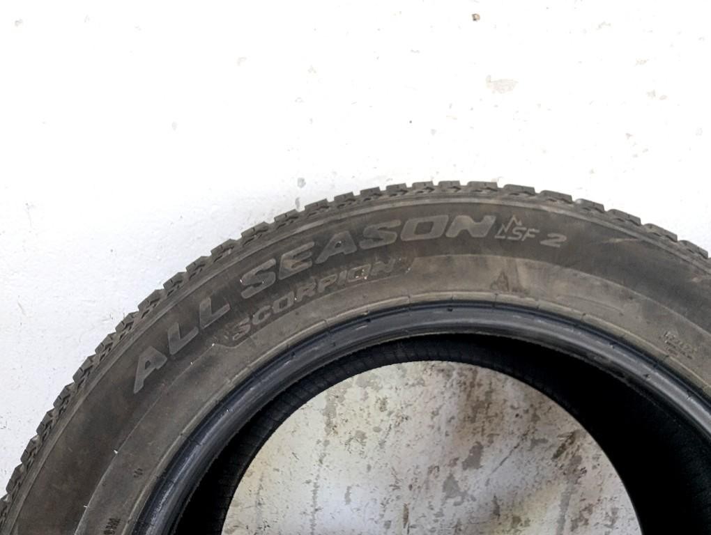 235/60 R18 107W PIRELLI SCORPION ALL SEASON SF2 6.67MM 6.16MM 5.62MM 5.84MM A182