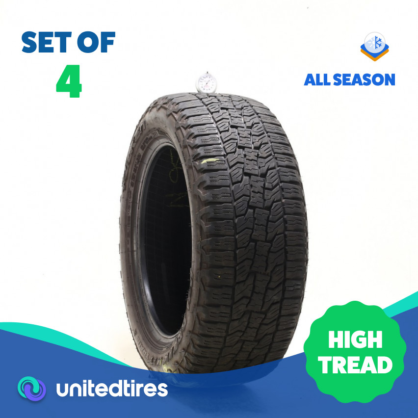 Set of (4) Used 235/55R17 Falken Wildpeak A/T Trail 103V – 8.5-10/32