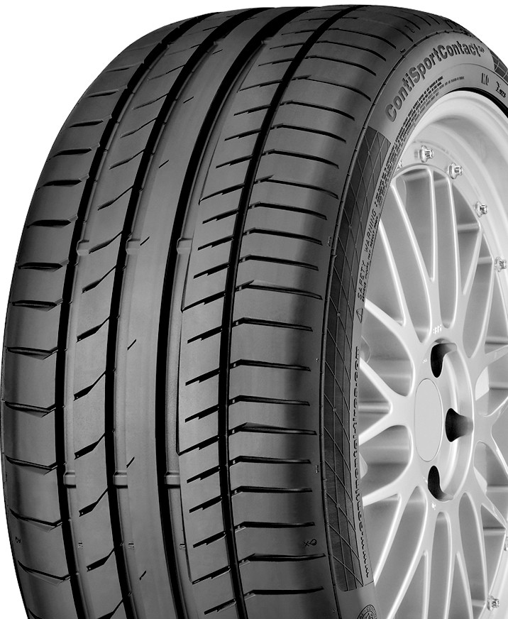 Continental ContiSportContact 5 SSR 255/55R18 (*) BMW 109V XL BW Tire (QTY 1)