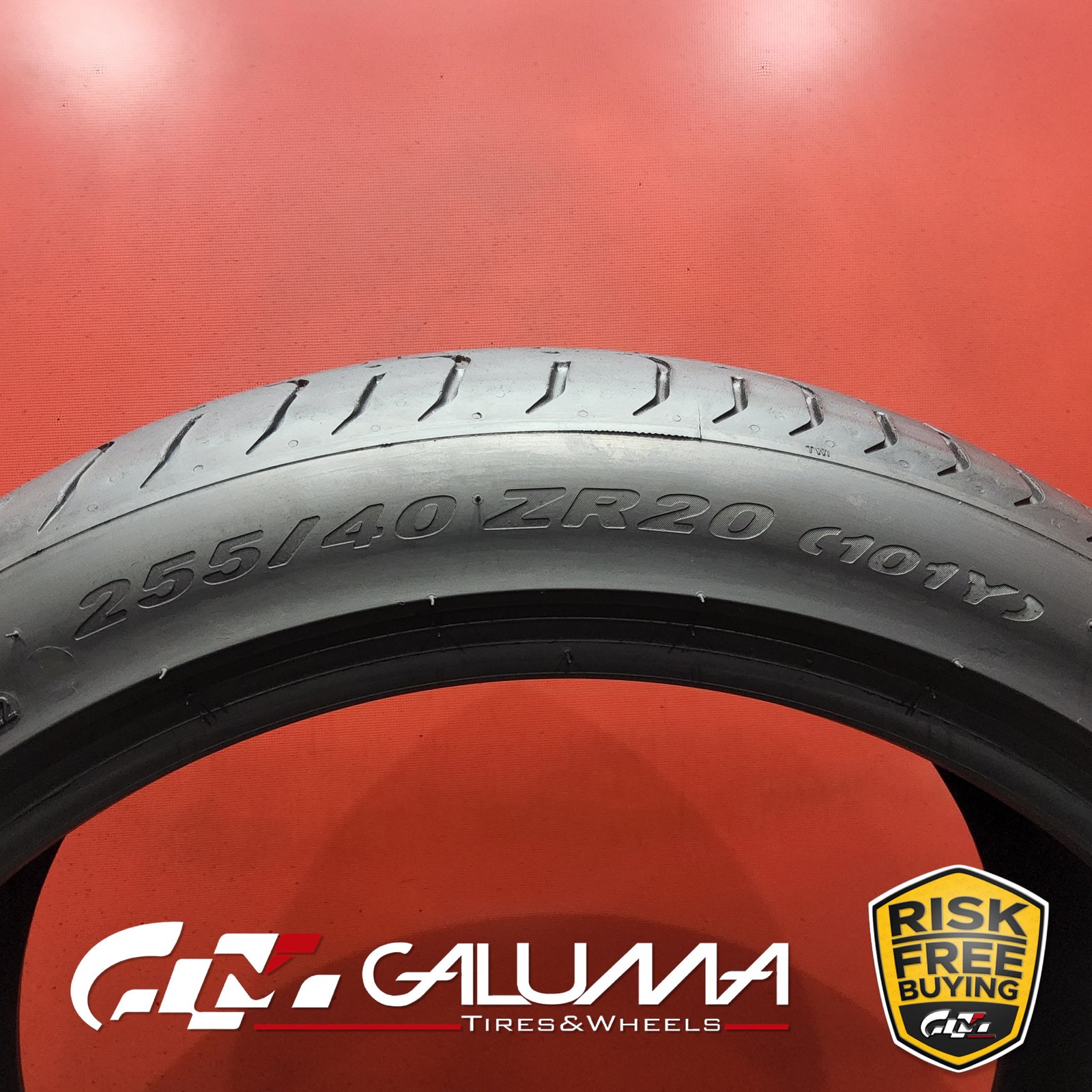 1 (One) Tire Pirelli P Zero (N1) XL 255/40ZR20 255/40/20 101Y No Patch #93630