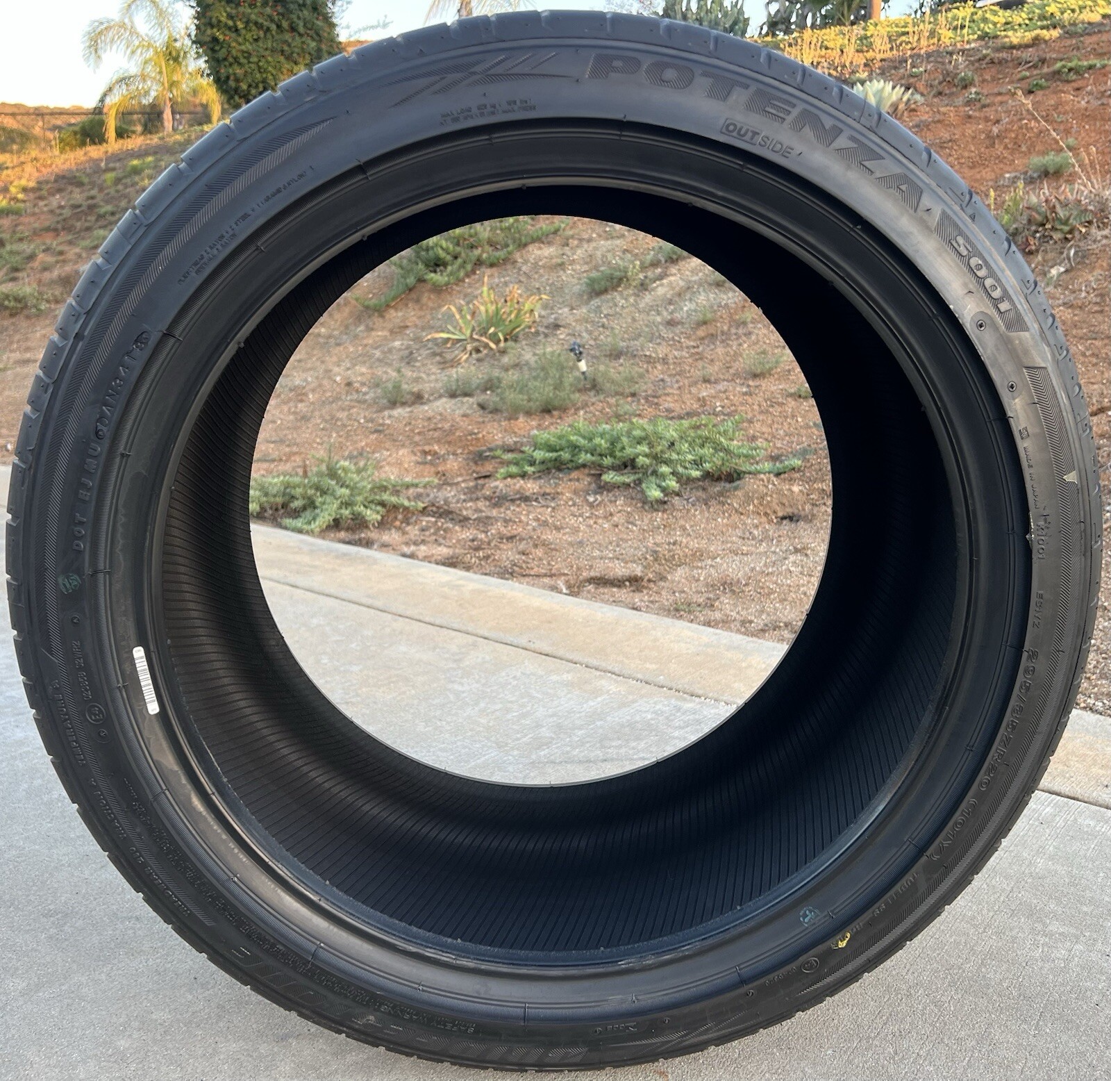 Set of TWO BRAND NEW 295/35ZR20 Bridgestone Potenza S001 Tires 2953520