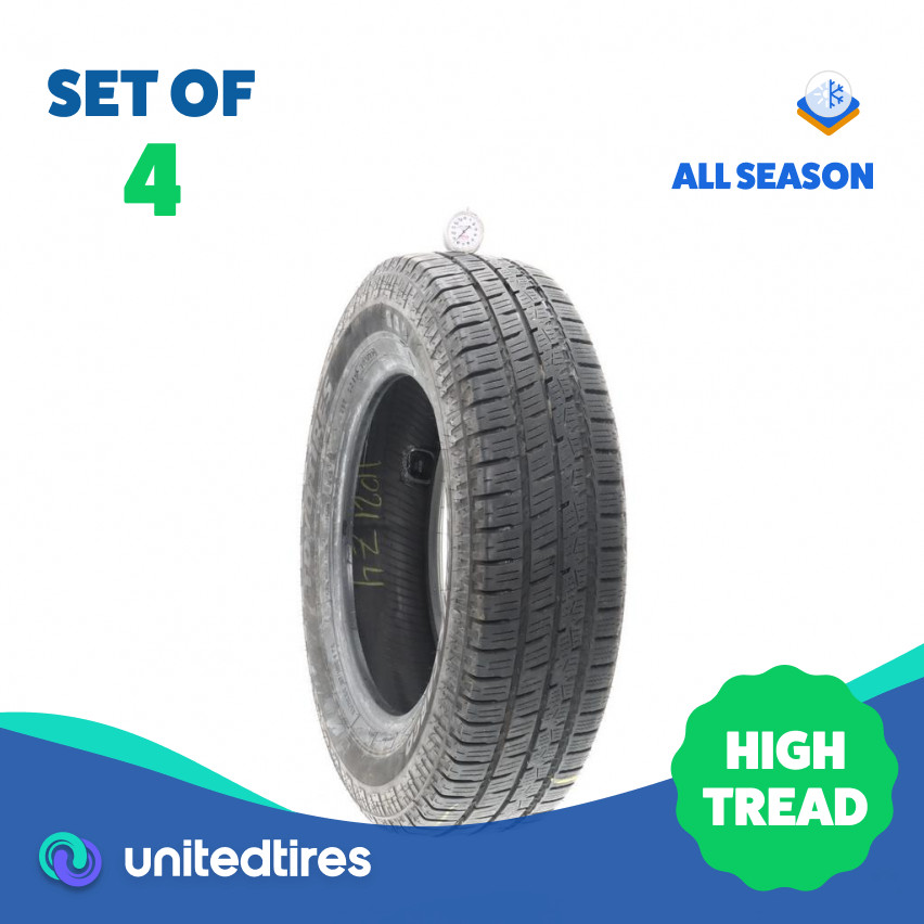 Set of (4) Used 195/75R16C Toyo Celsius Cargo 107/105R – 8.5-10.5/32