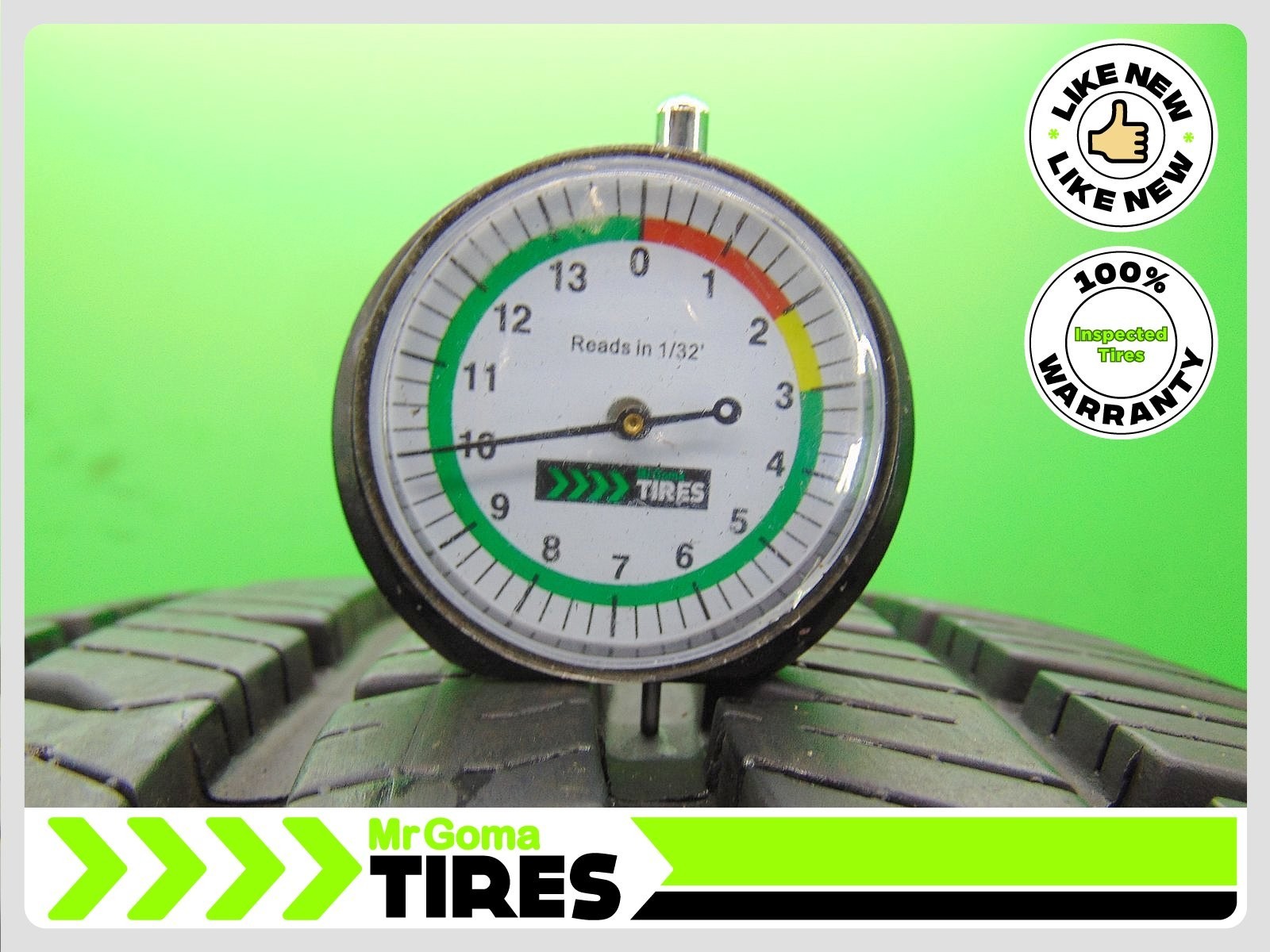 1 225/55R18 USED TIRE BFGOODRICH ADVANTAGE CONTROL ALL SEASOn 9.6/32 TREAD 98V