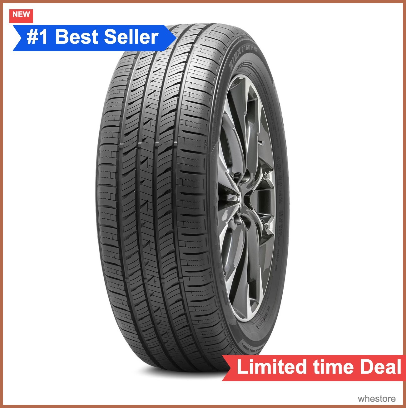Tire 245/50R20 All Season 102V SUV Crossover Long Tread Life Wet Snow