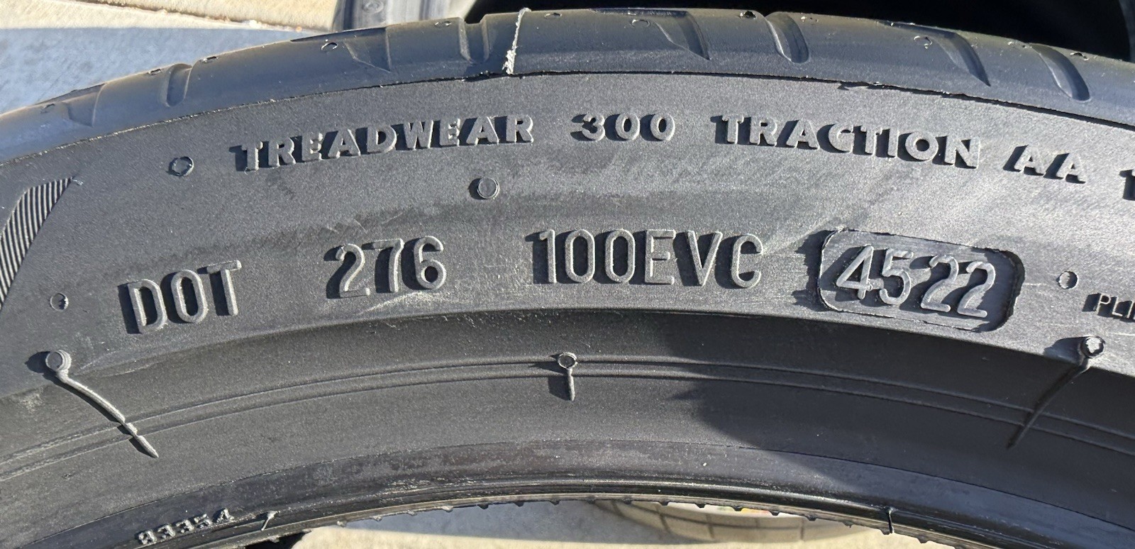 Set of TWO BRAND NEW 305/30ZR20 (103Y) Bridgestone Potenza Sport RFT Tires