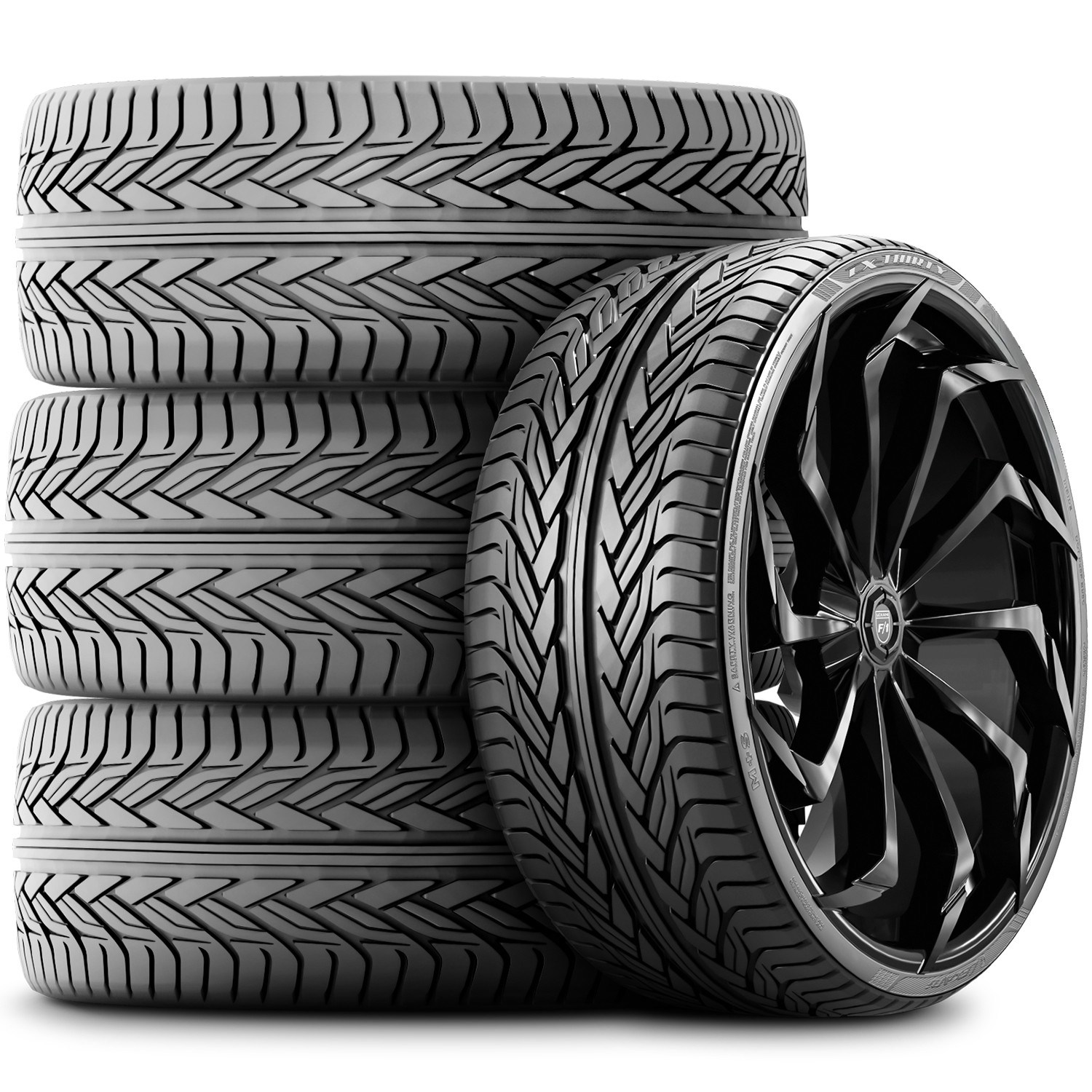 2 Tires Lexani LX-THIRTY 325/30R23 109Y XL AS A/S High Performance