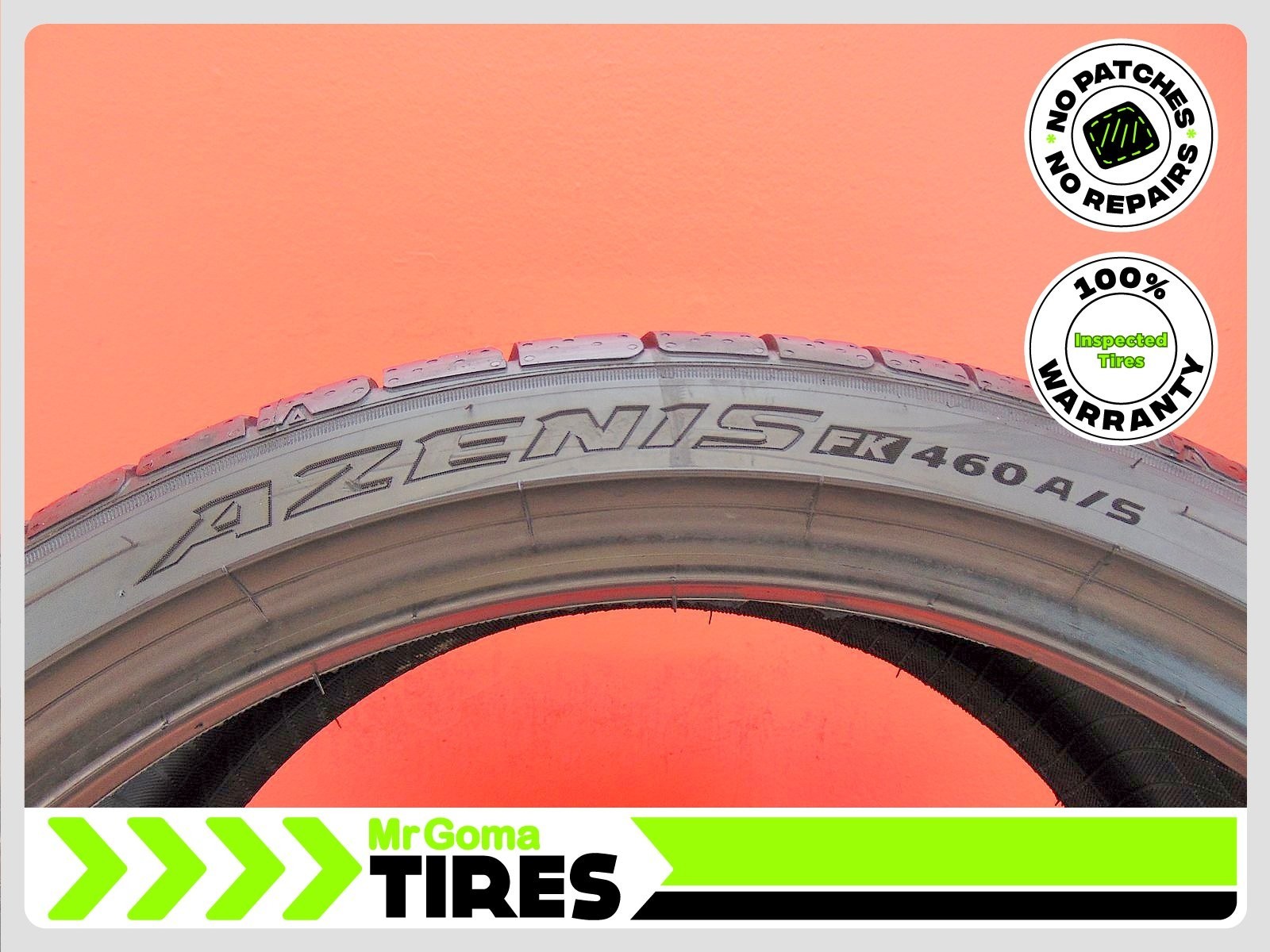 1 FALKEN AZENIS FK460 A/S XL 275/30ZR20 USED TIRE 8.5/32 TREAD 97Y 2753020
