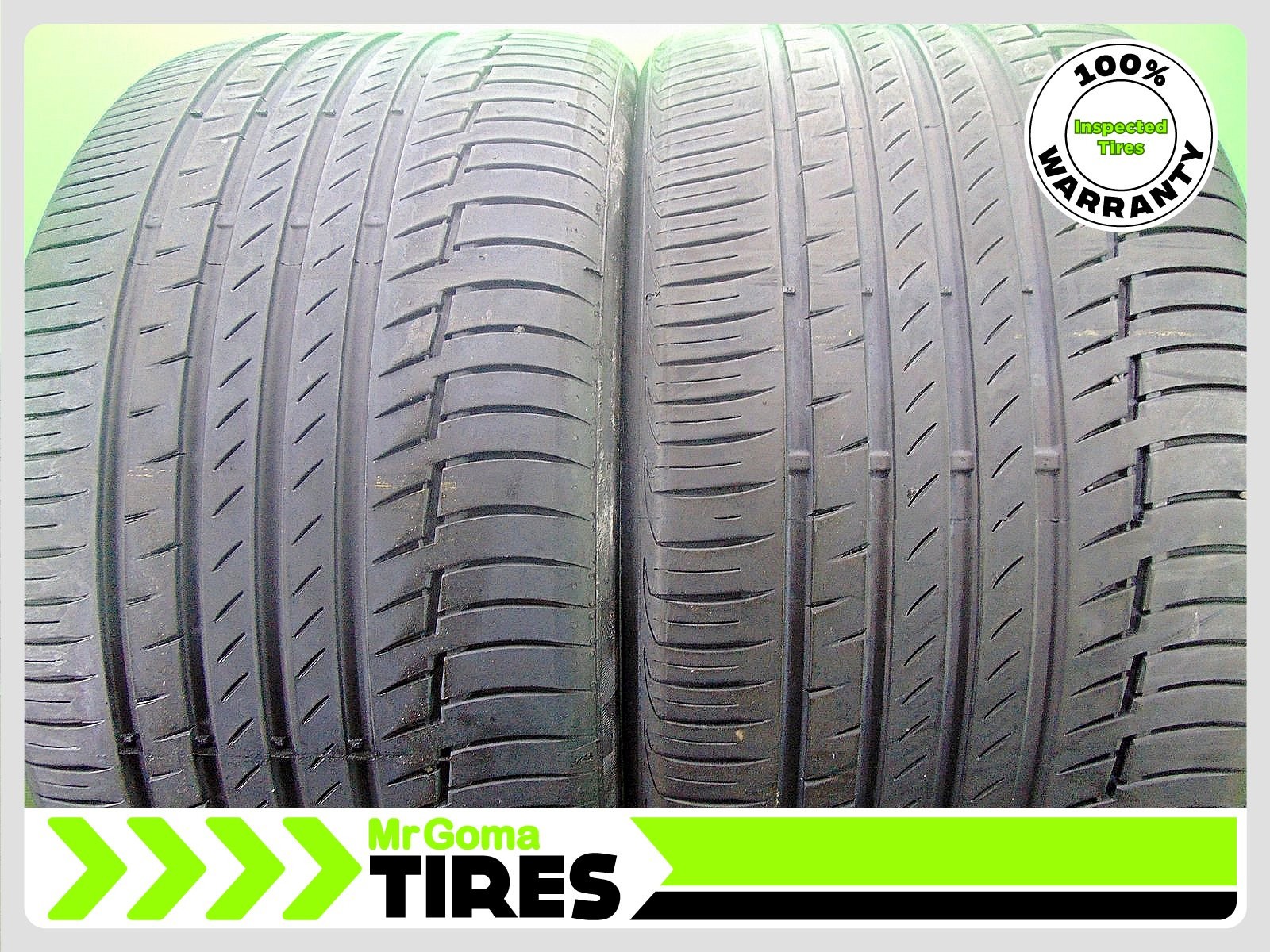 2 315/30R22 USED TIRES CONTINENTAL PREMIUMCONTACT 6 XL 7.0/32 TREAD 3153022 107Y