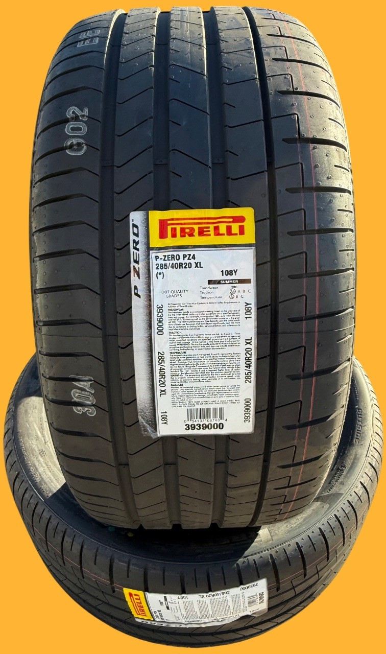 Set of TWO BRAND NEW 285/40R20 108Y Pirelli P Zero PZ4 Star ★ BMW Tires 2854020