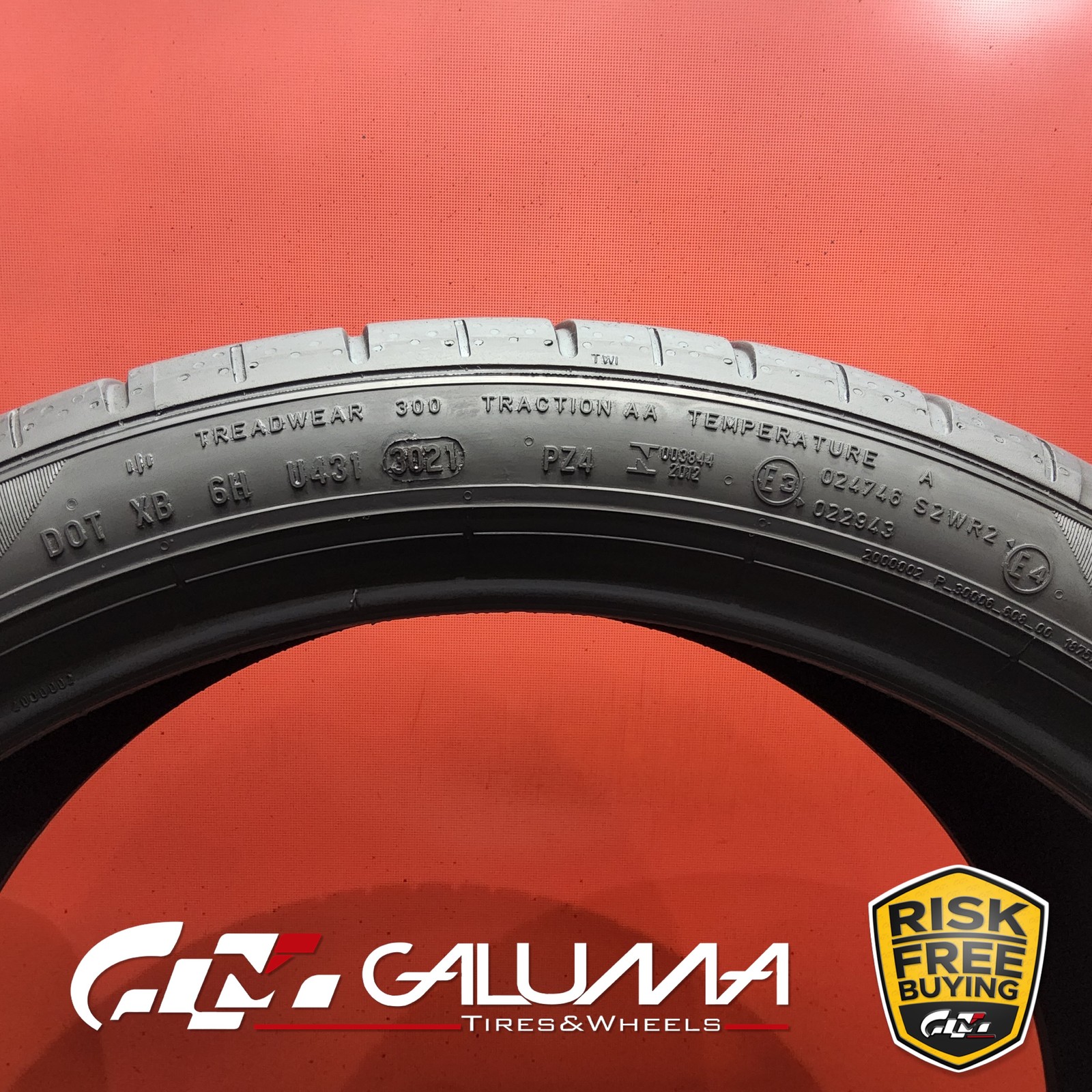 Set of 4 Tires Pirelli P-Zero (PZ4) (F02) XL 245/35ZR20 & 305/30ZR20 #95578