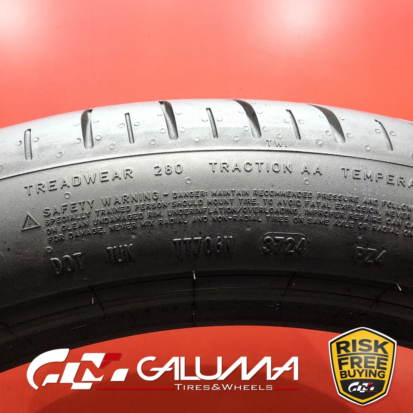 Set of 2 Tires LikeNEW Pirelli P Zero PZ4 Run Flat 315/35R22 315/35/22 XL #87856