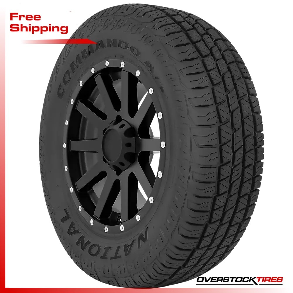 1 NEW 265/70R18 National Commando AT 116T (DOT:0124) Tire 265 70 R18