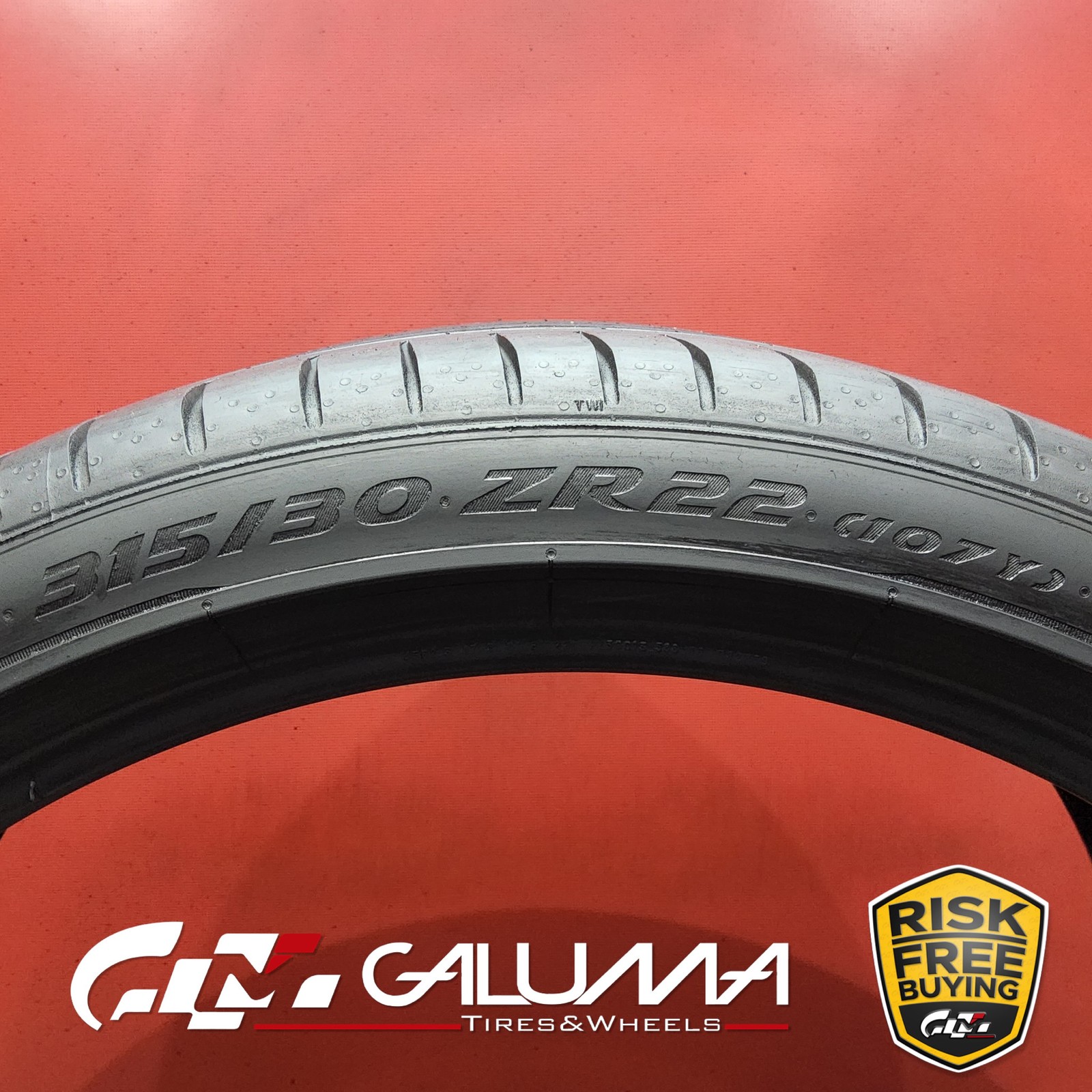 Set of 2 Tires Pirelli P Zero PZ4 XL 315/30ZR22 315/30/22 3153022 No Patch 92705