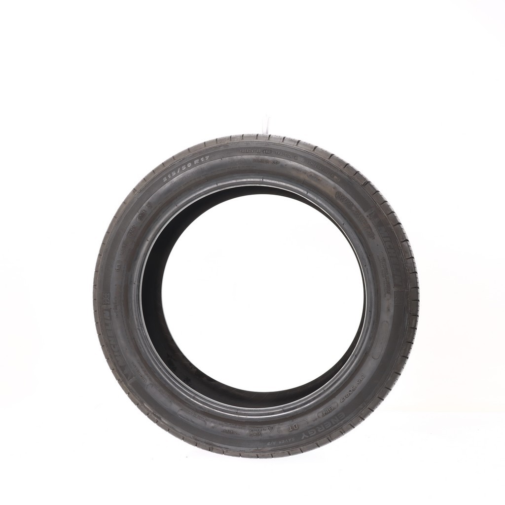 Set of (2) Used 215/50R17 Michelin Energy Saver A/S Selfseal 91H – 7/32