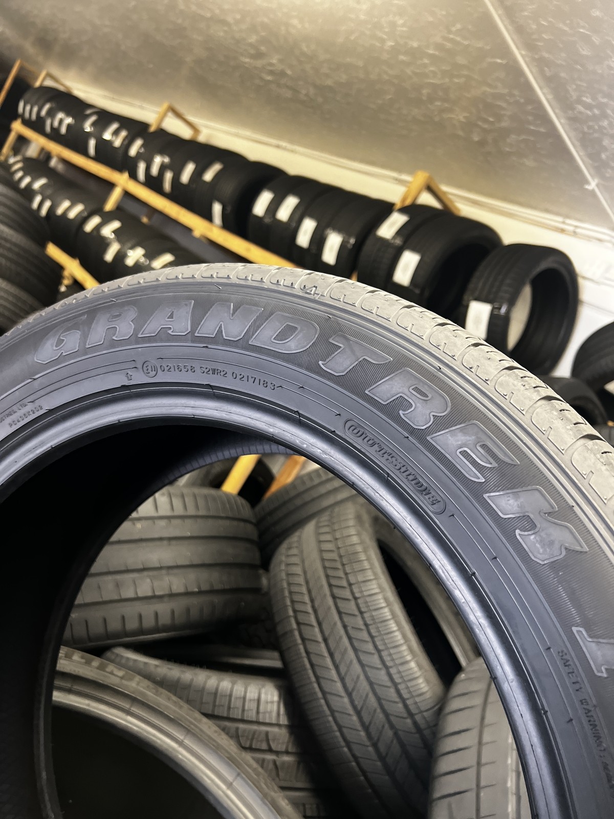 1 Tire Dunlop Grandtrek PT21 235/55R19 101V DOT.0124 7/32