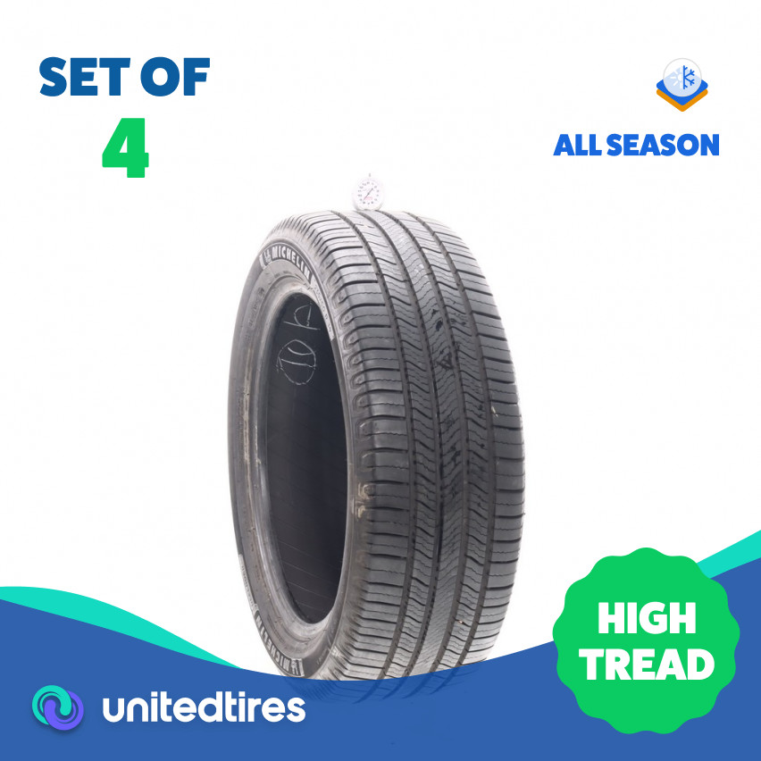 Set of (4) Used 235/50R19 Michelin Defender 2 103H – 8.5-9.5/32