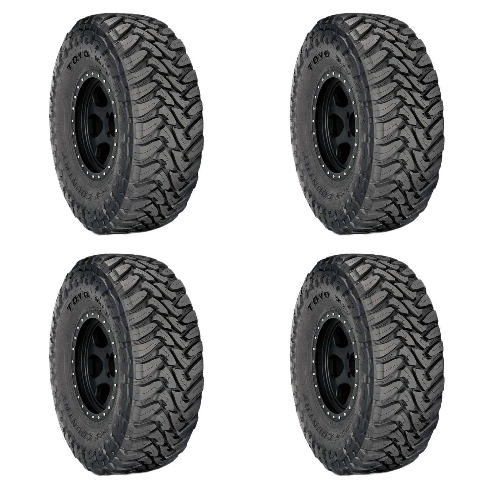 4 New Toyo Open Country M/T 35X12.50R20/10 121Q M/T Load Range E 10 Ply Tires