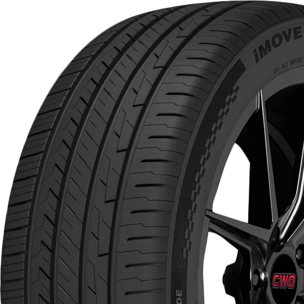 (QTY 4) 235/45ZR18 Ironman iMOVE Sport G2 98W XL Black Wall Tires