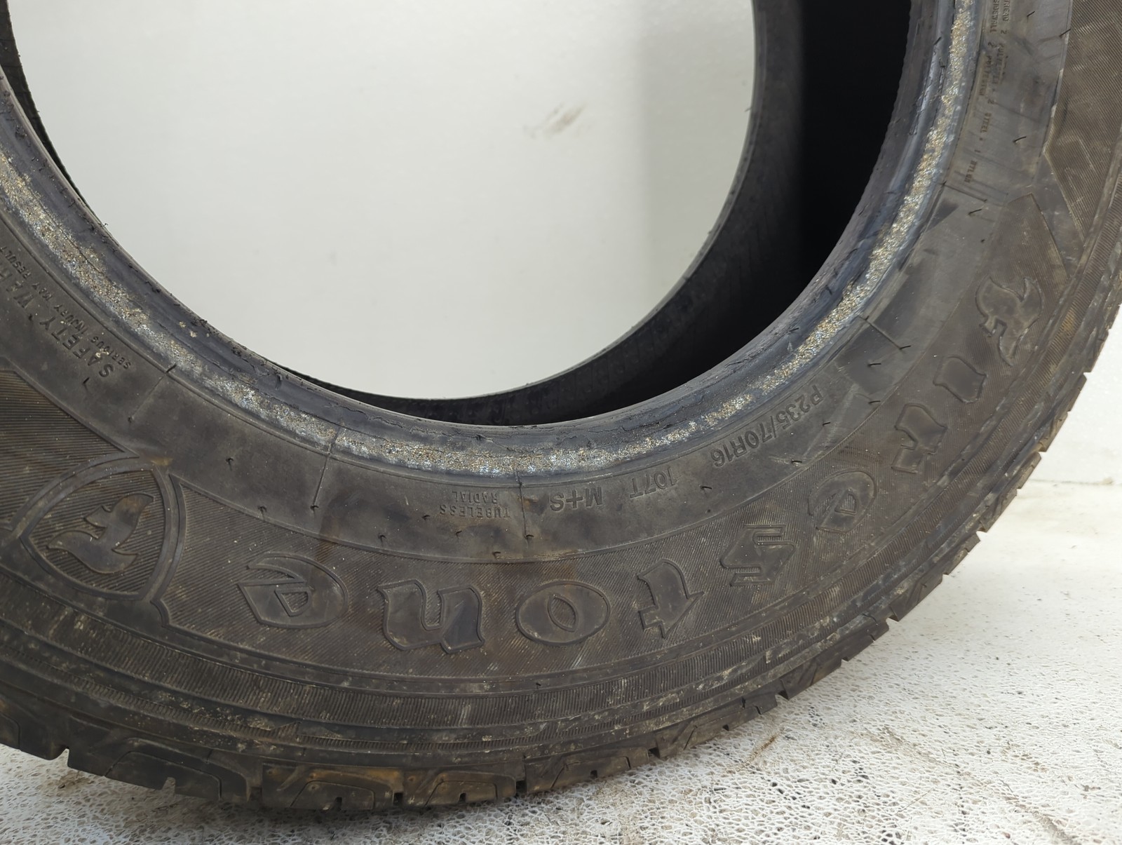 Used Tire 235/70R16 FIRESTONE DESTINATION LE 107T – Tread Depth 11/32