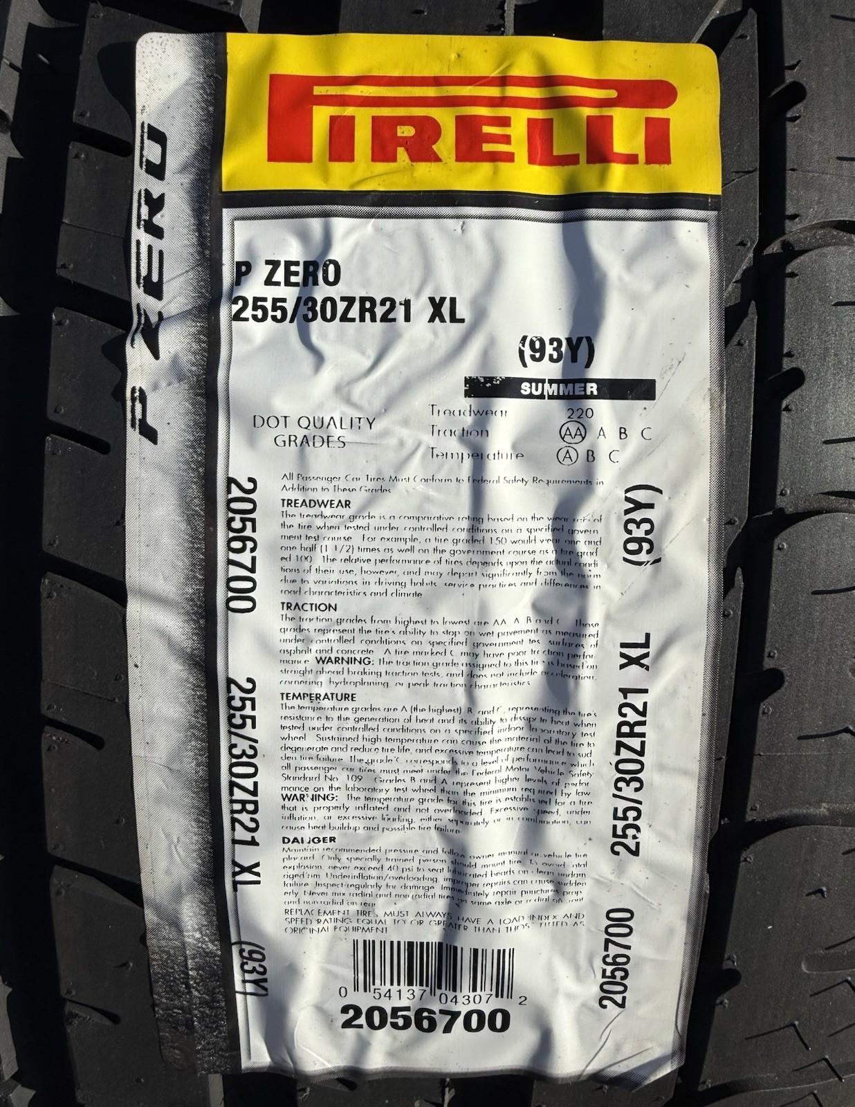 4X NEW Pirelli P Zero Tires 2X 255/30ZR21 & 2X 335/25ZR22 Ferrari Lambo Porsche