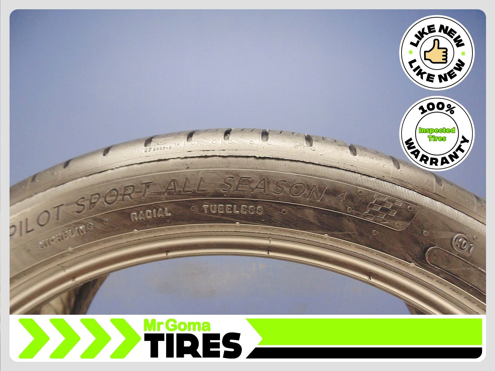 1 MICHELIN PILOT SPORT A/S 4 MO1 XL 295/35R21 USED TIRE 8.3/32 TREAD 2953521