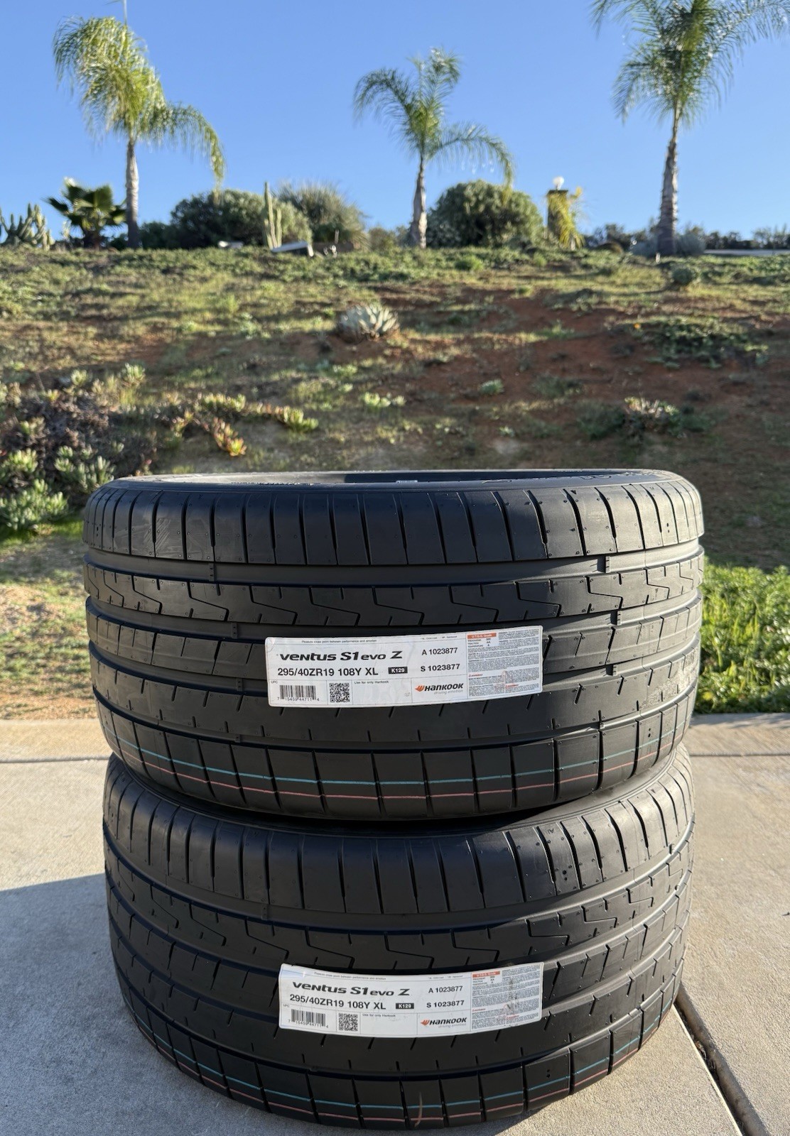 TWO BRAND NEW 295/40ZR19 108Y Hankook Ventus S1 evo Z ND0 Porsche Panamera Tires