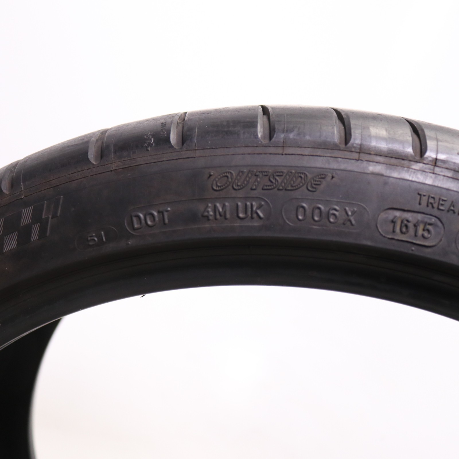 Set of 2 Used 285/30ZR20 Michelin Pilot Super Sport ZP – 95Y – 7.5-8/32
