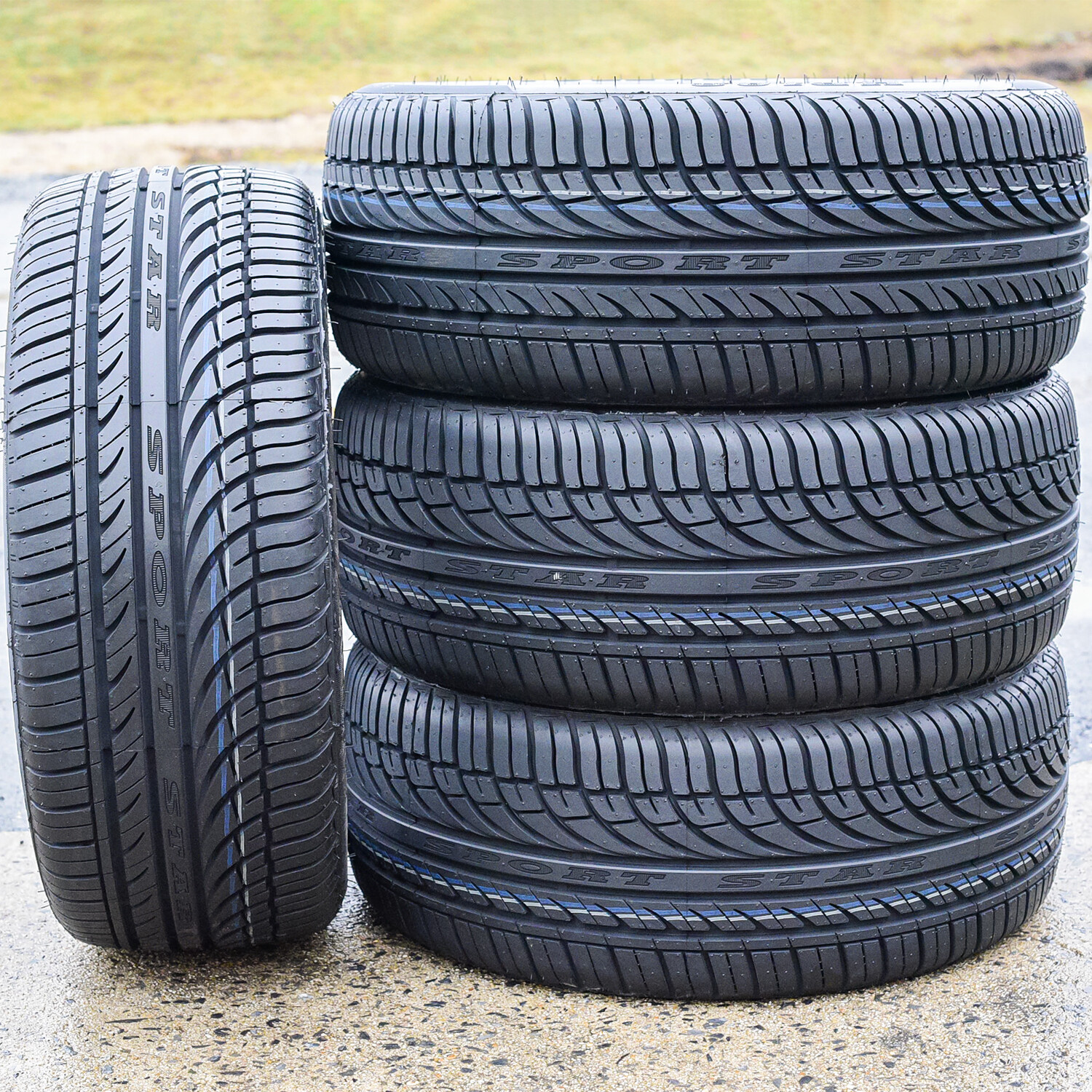 4 New Fullway HP108 2x 205/55R16 91V SL 2x 225/50R16 92V SL AS A/S Tires