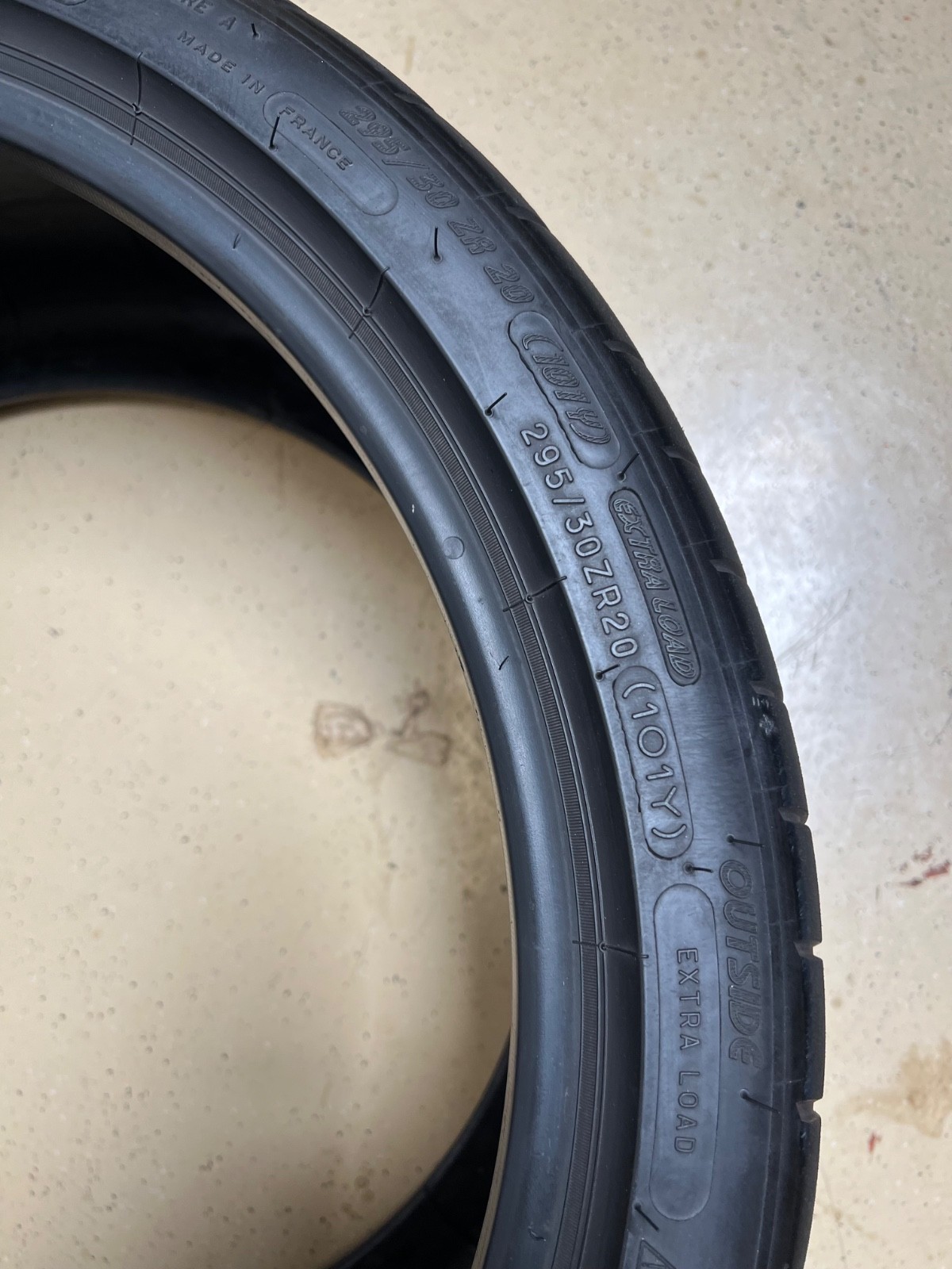 2 – NO REPAIRS 295/30ZR20 XL (101Y) Michelin Pilot Sport Cup 2 (N1) – 6108