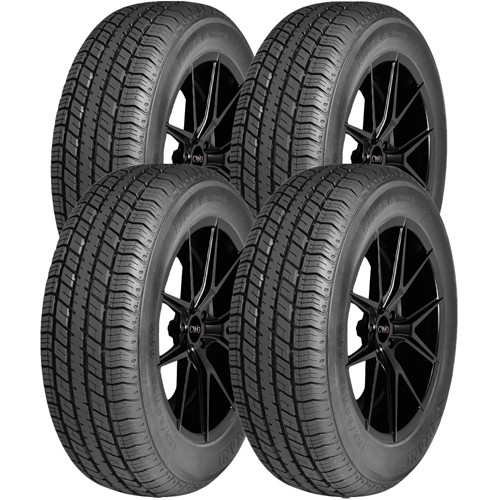 (QTY 4) 215/55R16 Otani EK2000 93H SL Black Wall Tires
