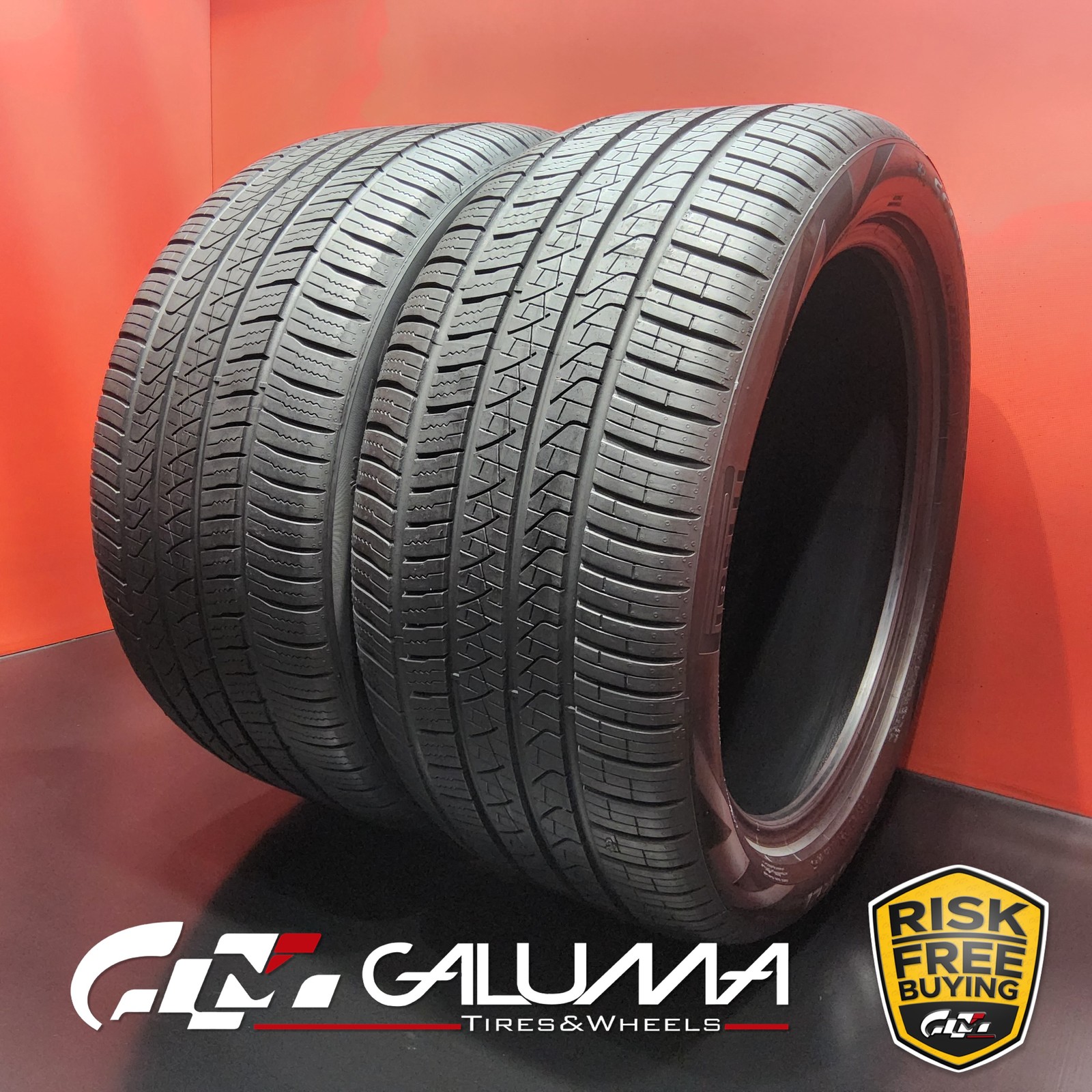 Set of 2 Tires LikeNEW Pirelli Scorpion Zero All season MO 315/40R21 111H #95452