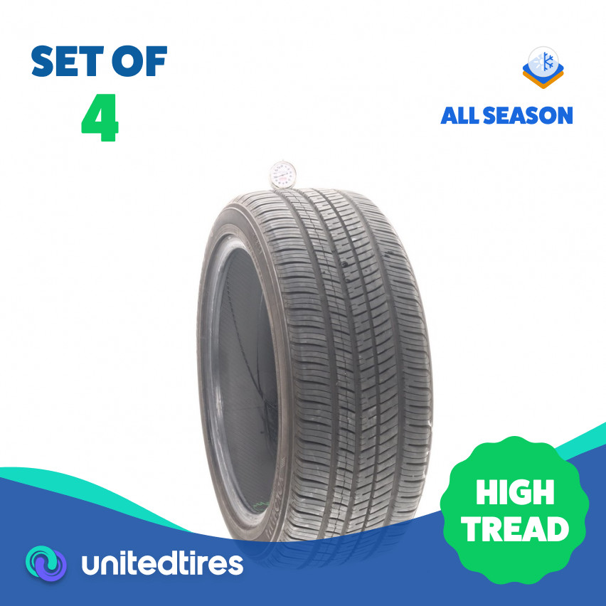 Set of (4) Used 235/45R18 Yokohama Avid Ascend GT 94V – 9.5-11/32