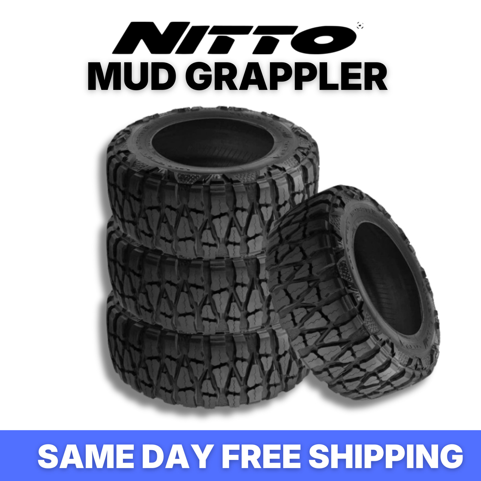 (LAST SET) LT 37X13.50R20 Nitto Mud Grappler M/T NEW Tires 127Q Load E Set of 4