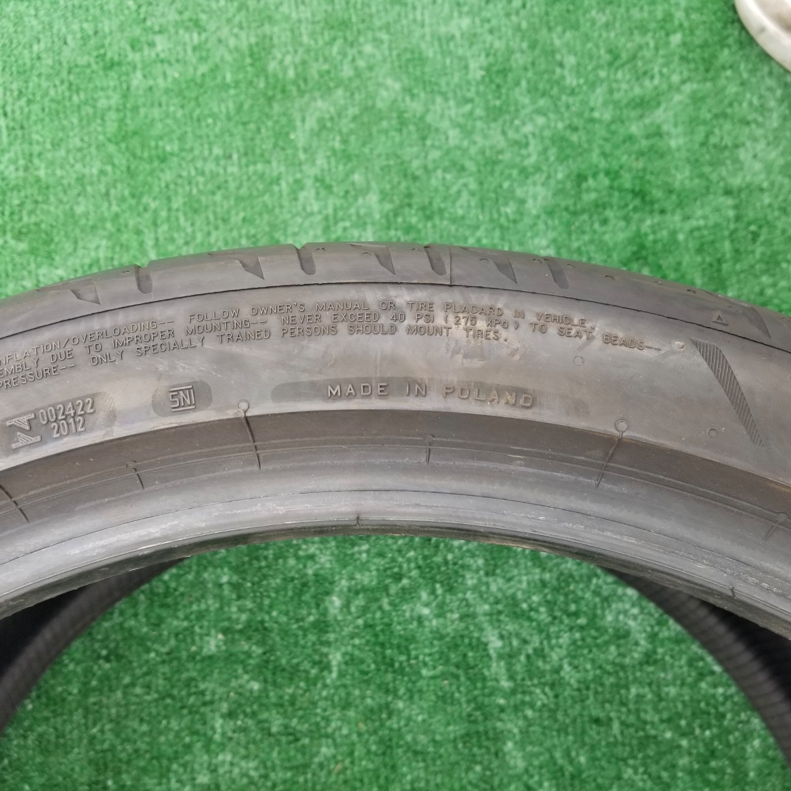 305/30R20 Bridgestone Potenza Sport Tire 305/30ZR-20 305/30ZR20 Lamborghini 100%
