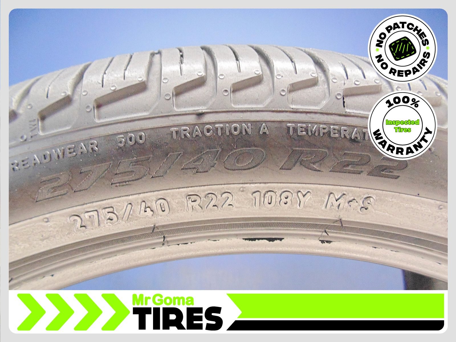 1 PIRELLI SCORPION ZERO A/S LR PNCS XL 275/40R22 USED TIRE 7.6/32 TREAD 2754022