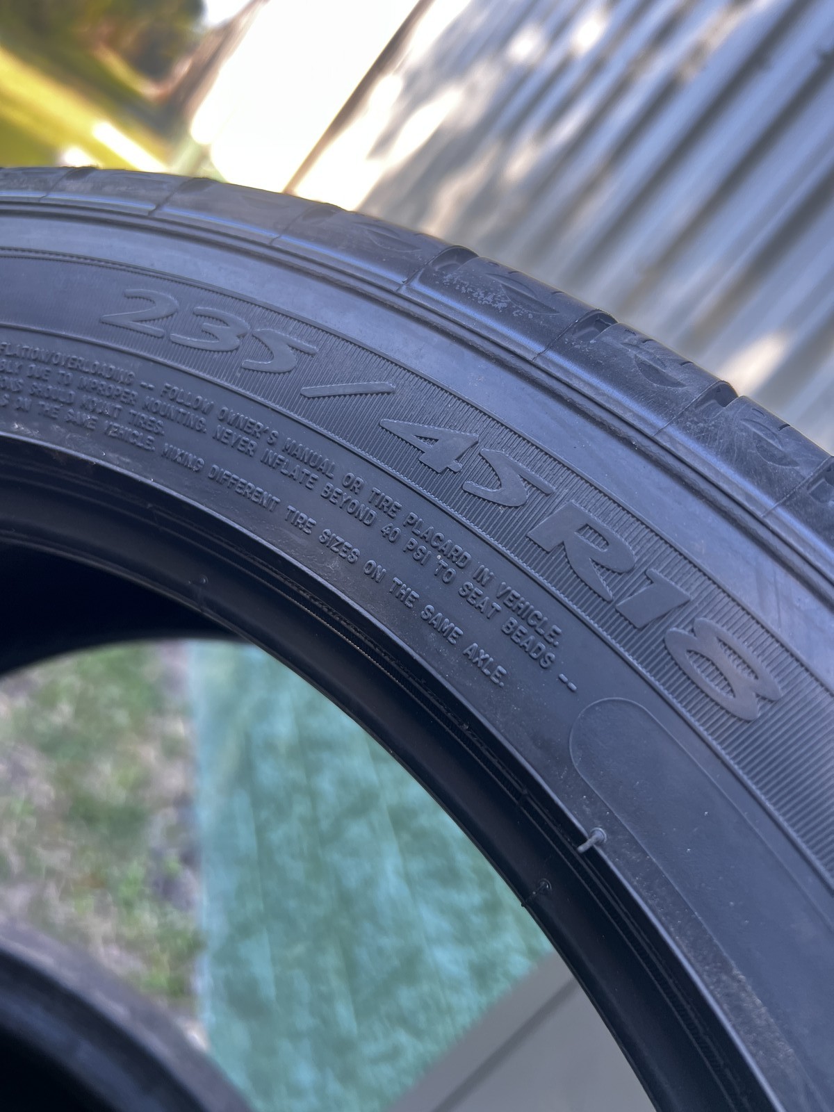 Set Of 2 New Michelin Primacy MXM4 T1 Acoustic 235/45R18 98W DOT.3525 8.5/32