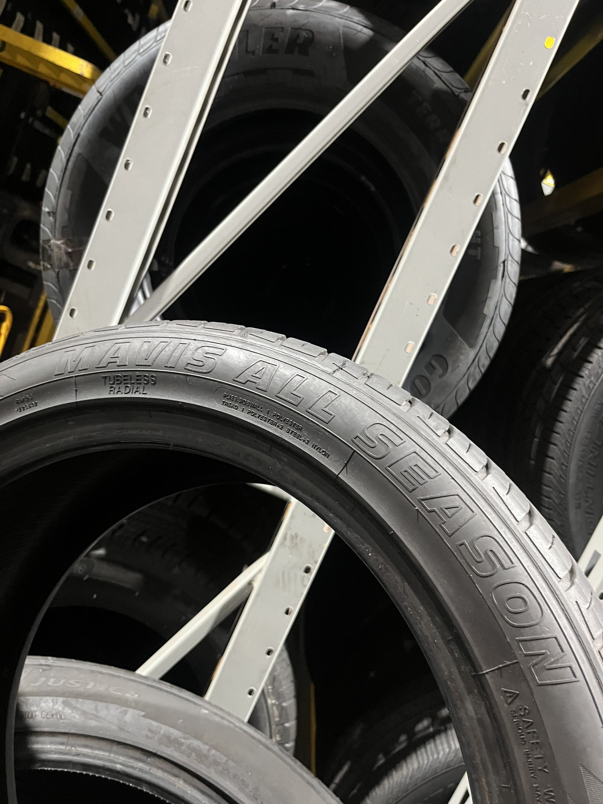Set Of 2 Mavis All Season Highway Touring 245/45ZR19 102Y DOT.1525 8/32 NO Patch