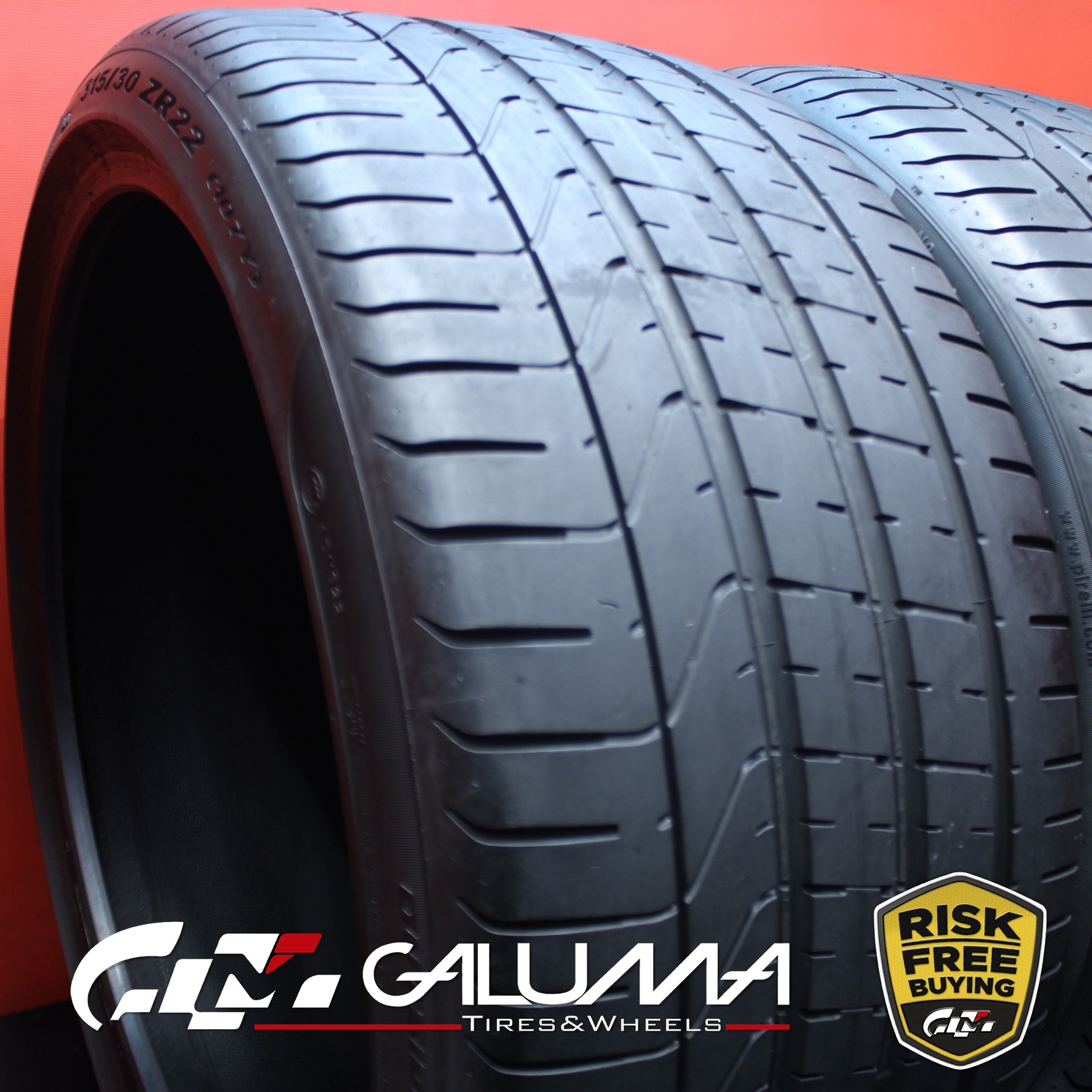 Set of 2 Tires Pirelli P Zero (N0) 315/30ZR22 315/30/22 3153022 107Y #75718