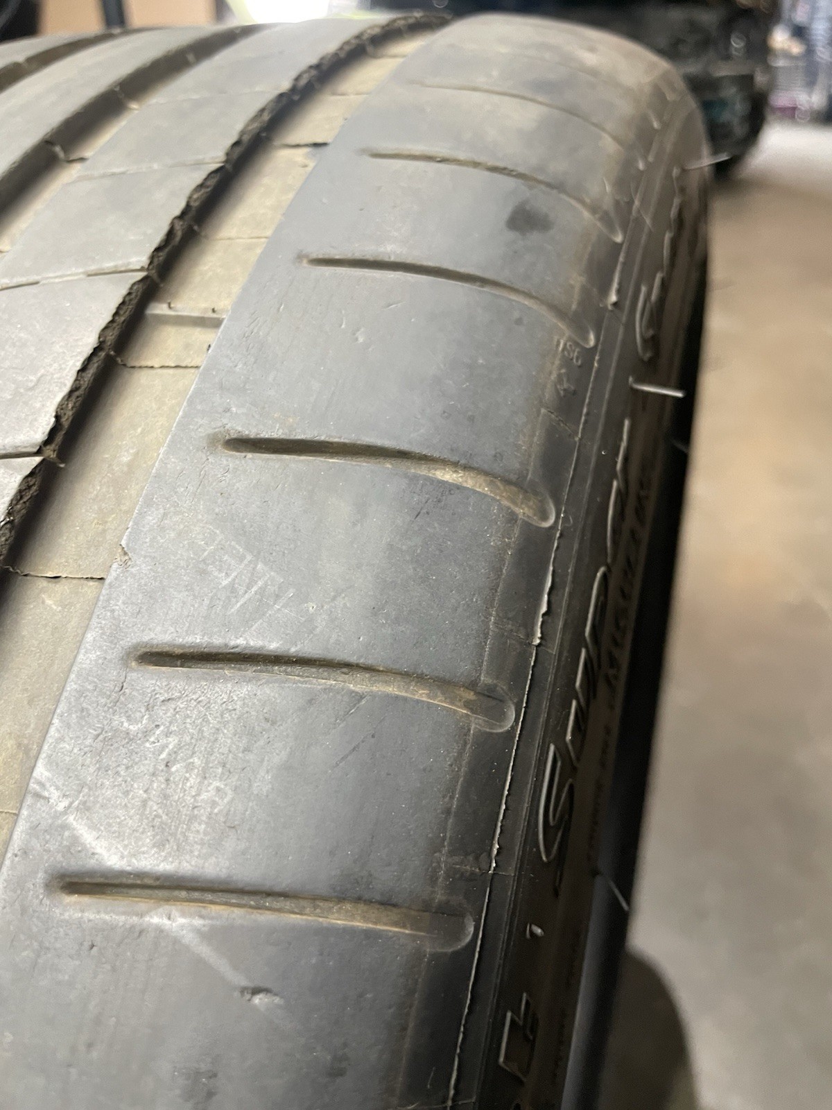 2x 265/35R20 Michelin Pilot Super Sport 6-7/32nds 99Y Used Tires 2653520 2021