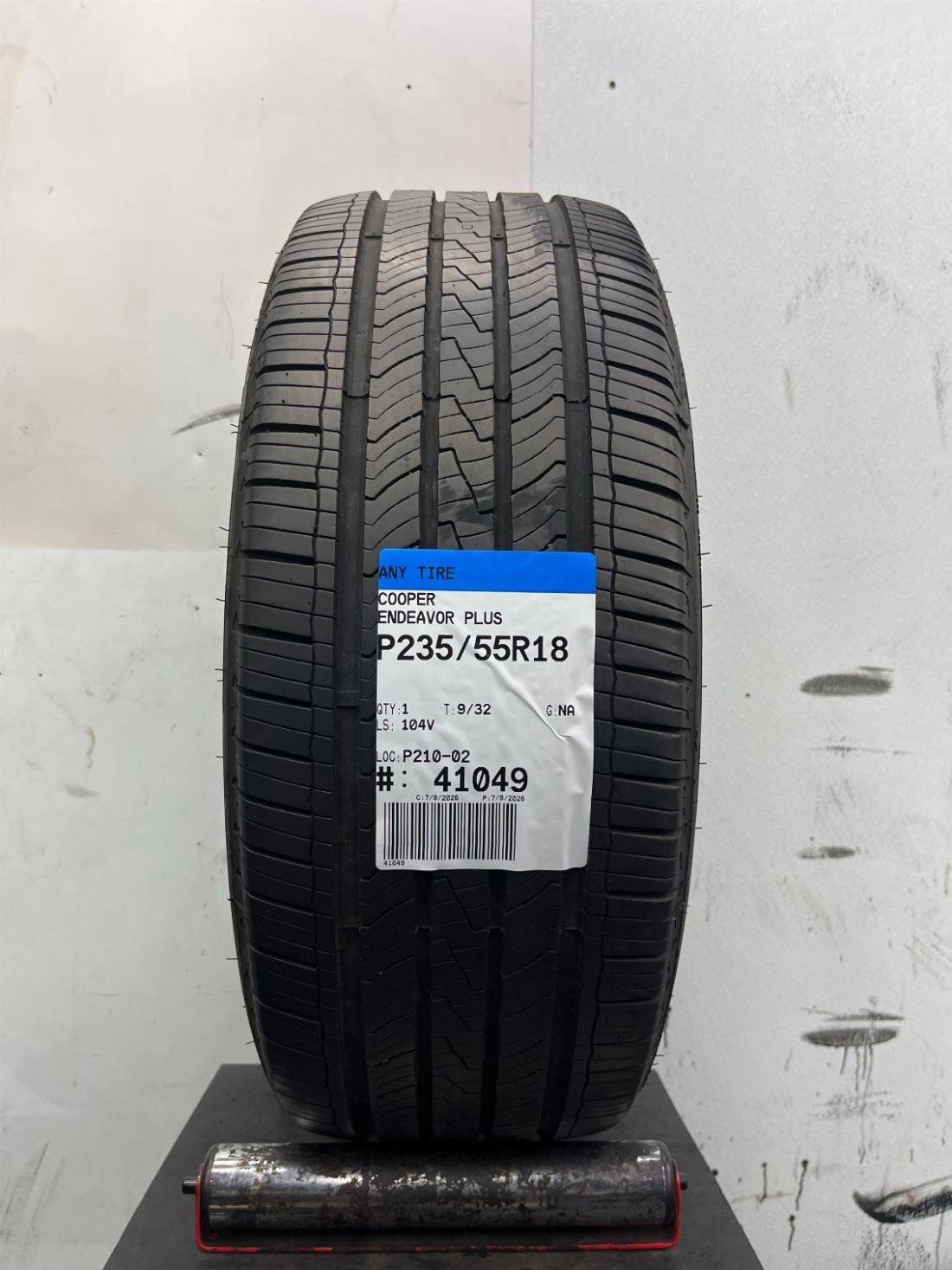 1 Used P235/55R18 Cooper Endeavor Plus 104 V – 9/32