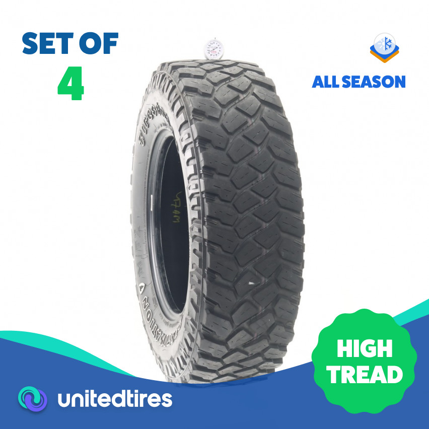 Set of (4) Used LT 255/75R17 Firestone Destination M/T2 – 9.5-11/32 (1ACHY)