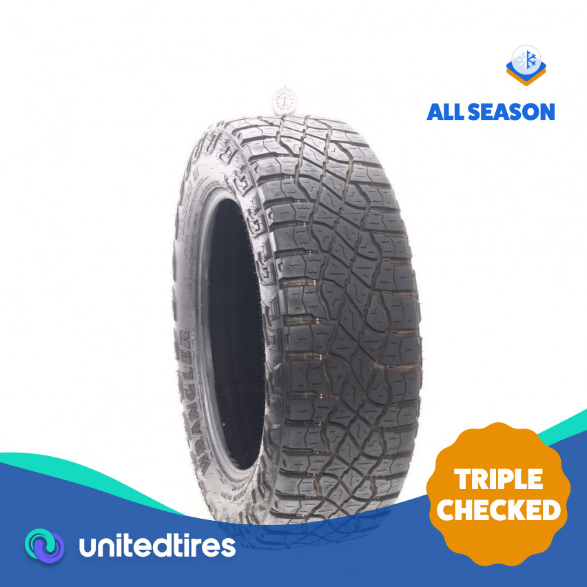 Used LT 265/60R20 Goodyear Wrangler Territory MT 110/107S – 7.5/32