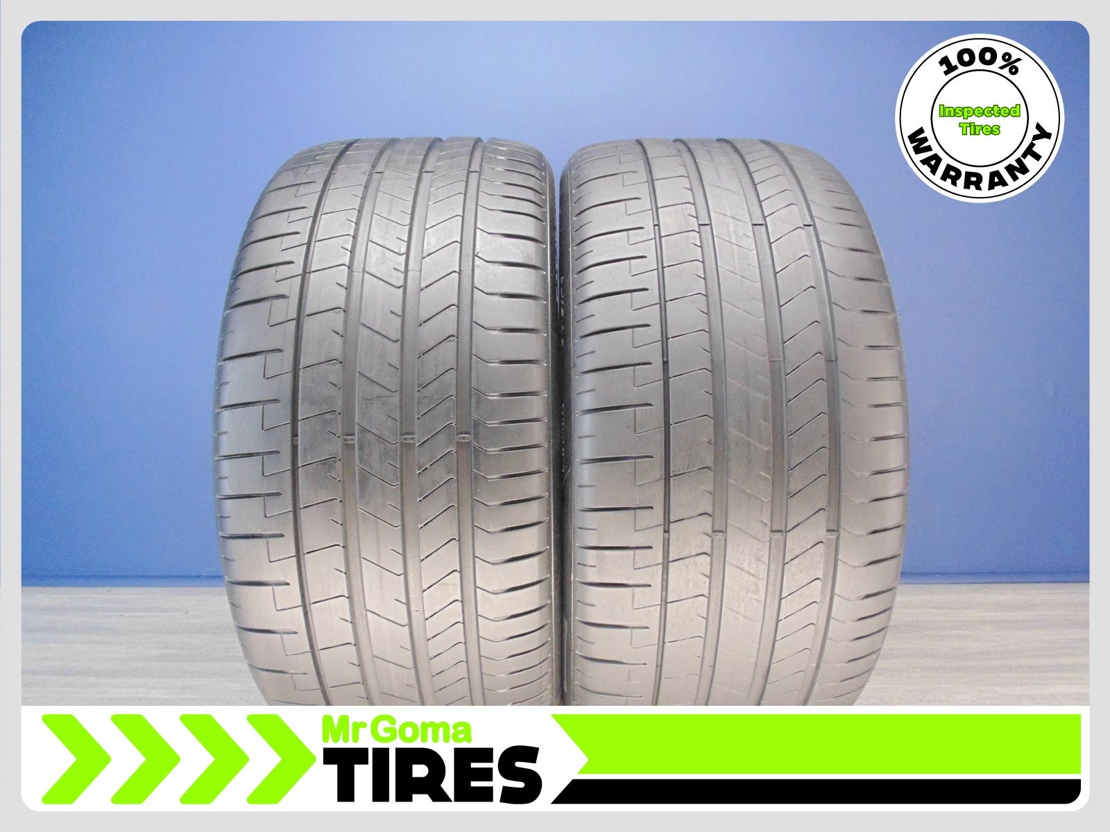 2 PIRELLI P ZERO PZ4 KS RFT XL 315/35R22 USED TIRES 7.6/32 TREAD PZERO RUN FLAT