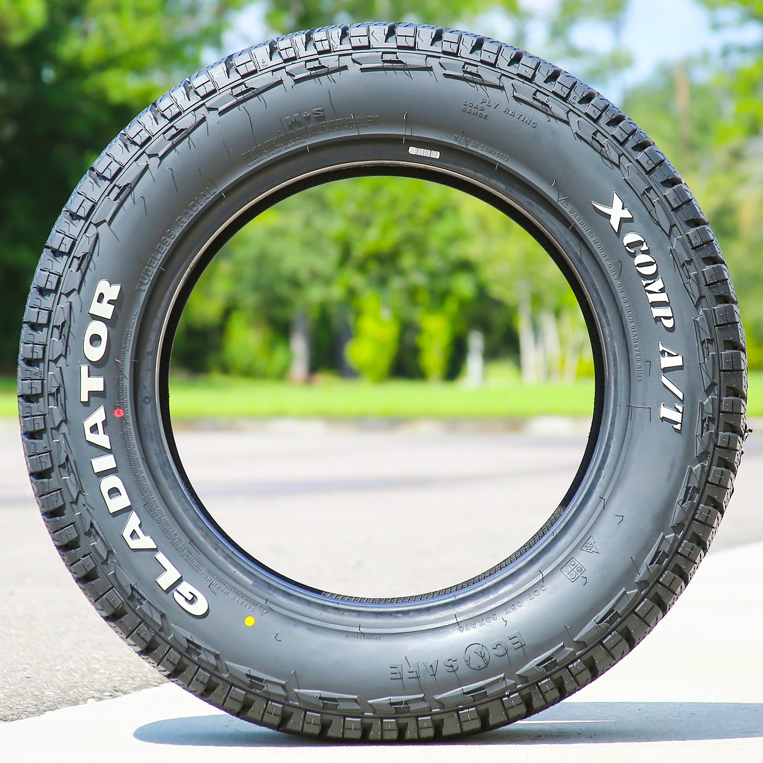 2 Tires Gladiator X Comp A/T 275/55R20 117T XL (RWL) AT All Terrain